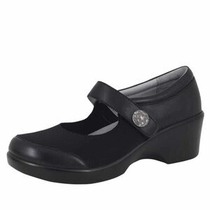 Alegria Maya Black Mary Jane  arch support loafers sz. 40 office career neutral